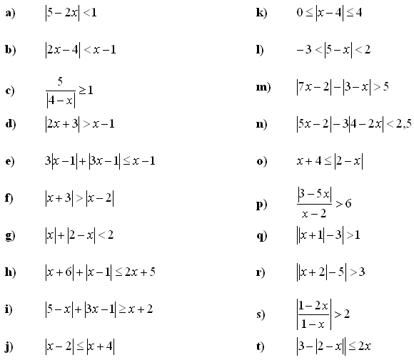 Lineární rovnice a nerovnice - Příklad 7 - Zadání